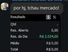 Print de resultado de aluno