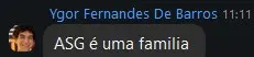 Print de resultado de aluno