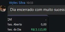 Print de resultado de aluno