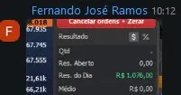 Print de resultado de aluno