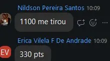 Print de resultado de aluno