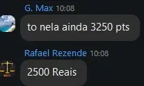 Print de resultado de aluno
