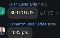 Print de resultado de aluno