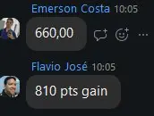 Print de resultado de aluno