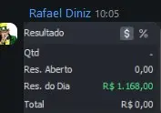 Print de resultado de aluno