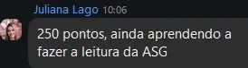 Print de resultado de aluno