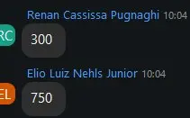 Print de resultado de aluno
