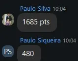 Print de resultado de aluno