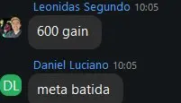 Print de resultado de aluno