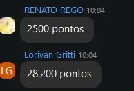 Print de resultado de aluno