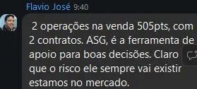 Print de resultado de aluno