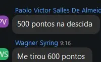 Print de resultado de aluno