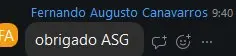 Print de resultado de aluno